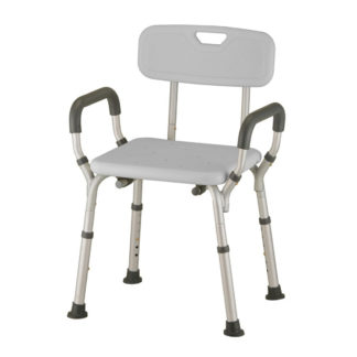 BATH SEAT W/BACK & ARMS RETIAL - NOV9036R