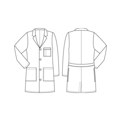 Barco One Men's 37" Lab Coat - BA9599 - Image 3