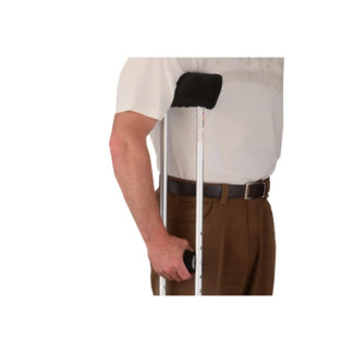 CRUTCH CUSHION SET MICROFBR BK - SKU# 7013R