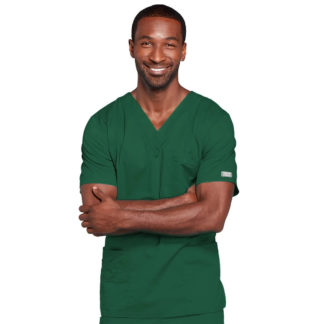 Core Stretch by Cherokee Workwear Unisex V-Neck Solid Scrub Top- CH4725
