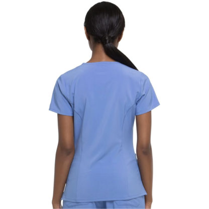 EDS Essentials Women's V-Neck Solid Scrub Top - DK615 - Image 3