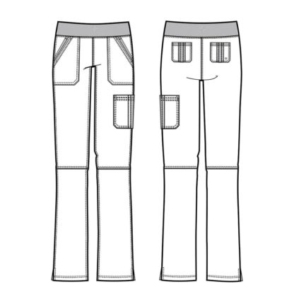 Healing Hands Women's Tori Yoga Scrub Pant - 9133 - Image 5