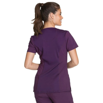 Infinity by Cherokee Women's Split Round Neck Solid Scrub Top - CH2624 - Image 3