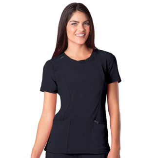 Infinity by Cherokee Women's Split Round Neck Solid Scrub Top - CH2624