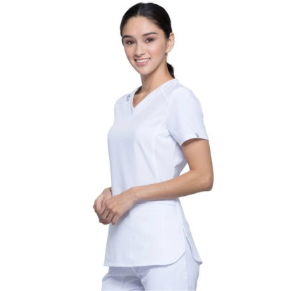 Infinity by Cherokee Women's V-Neck Solid Scrub Top - CK865A - Image 2