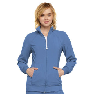 Infinity by Cherokee Women's Zip Front Warm-Up Solid Scrub Jacket - CH2391A