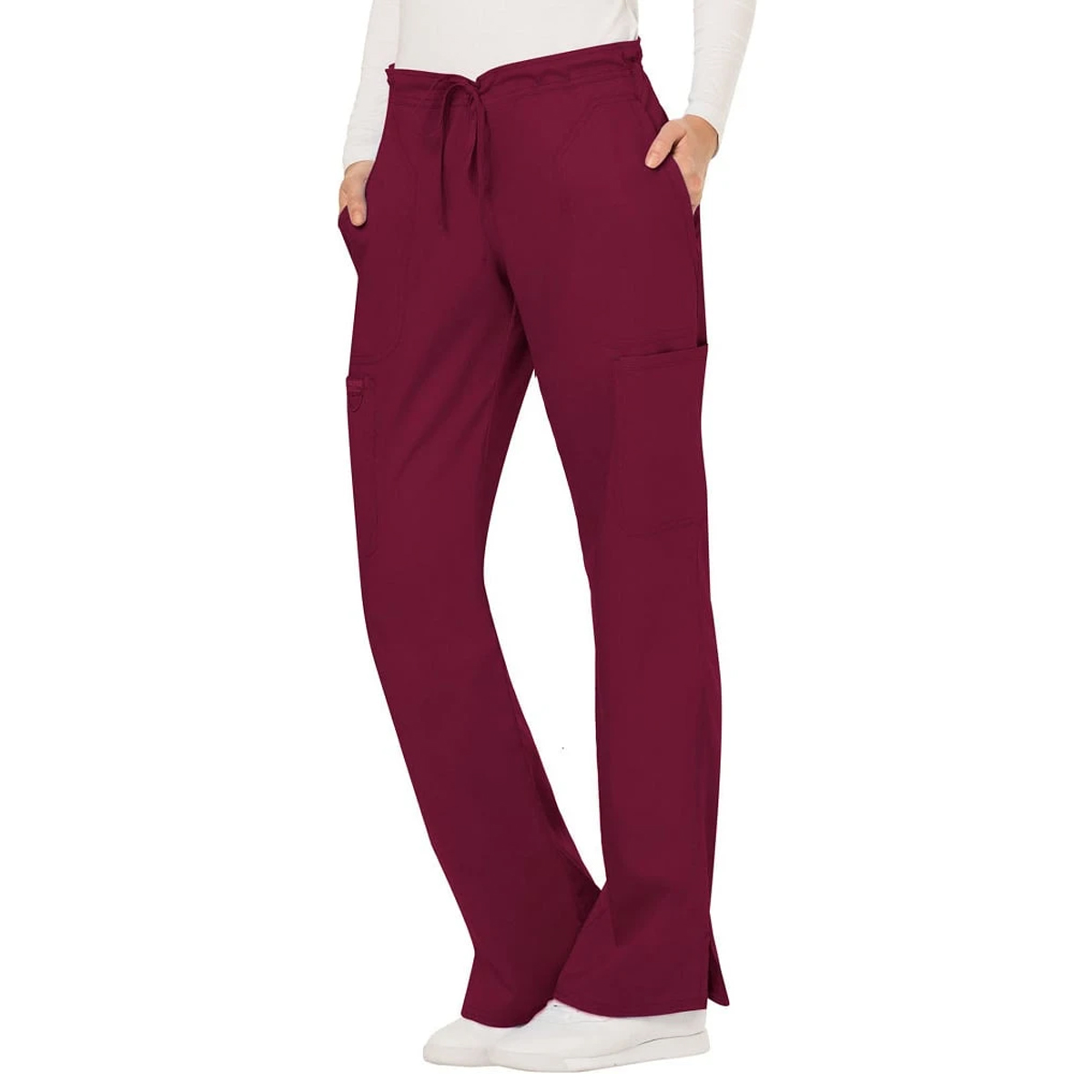 Women's Drawstring Flare Scrub Pant