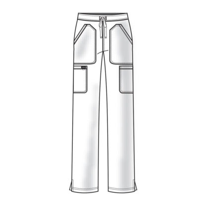 Revolution by Cherokee Workwear Women's Drawstring Flare Scrub Pant - WW120 - Image 5