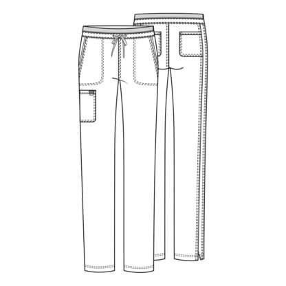 Revolution by Cherokee Workwear Women's Drawstring Tapered Leg Scrub Pant - WW105 - Image 5