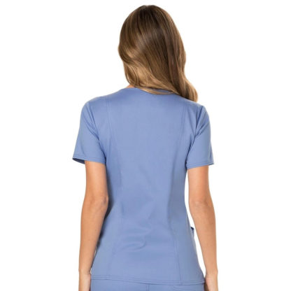 Revolution by Cherokee Workwear Women's Mock Wrap Solid Scrub Top - WW610 - Image 4