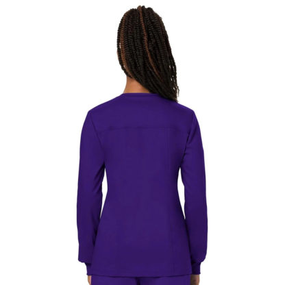 Revolution by Cherokee Workwear Women's Snap Front Solid Scrub Jacket - WW310 - Image 2