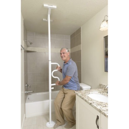 Security Pole & Curve Grab Bar - STR1100