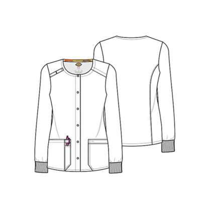 Women's EDS Essentials Scrub Jacket - DK305 - Image 5