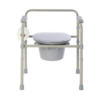 Folding Elongated Commode