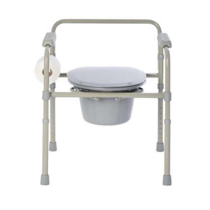 Folding Elongated Commode