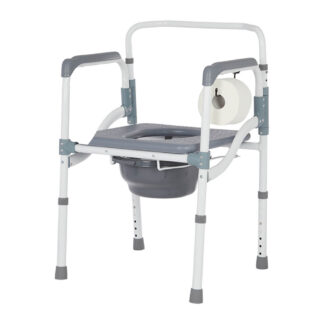 Folding Aluminum Commode 3 in 1