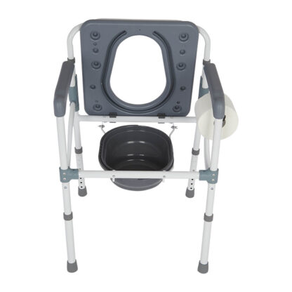 Folding Aluminum Commode 3 in 1 - Image 2