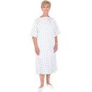 Patient Gown with tie back White