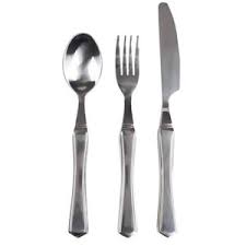 Weighted utensil set