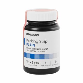 McKesson Plain Packing Strips 1/2in x 5yds