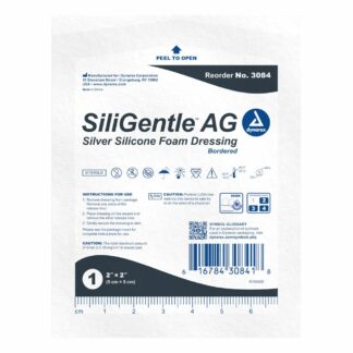 Siligentle AG Silver silicone foam dressing individuals