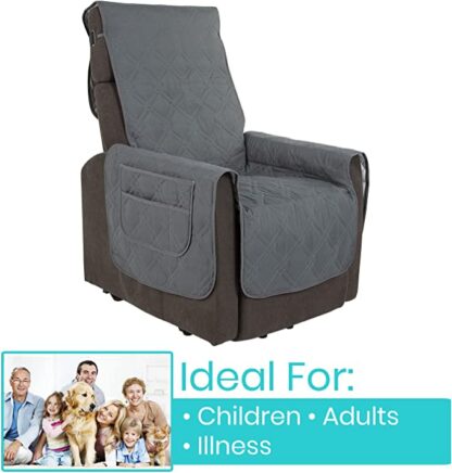 Sures Grey Lift Chair cover - Image 2