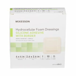 McKesson silicone foam dressing 4843 individuals