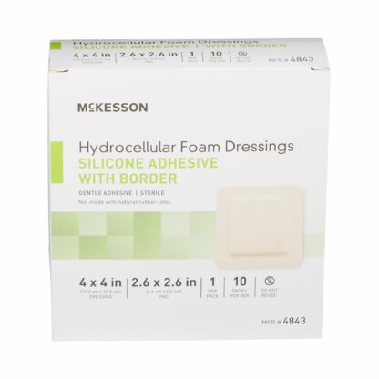 McKesson silicone foam dressing 4843 individuals