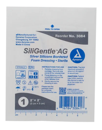 Siligentle AG Silver silicone foam dressing individuals - Image 3