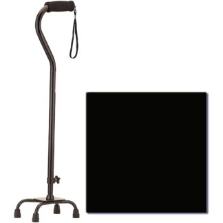 Nova Heavy duty Quad cane Black: NOV1080